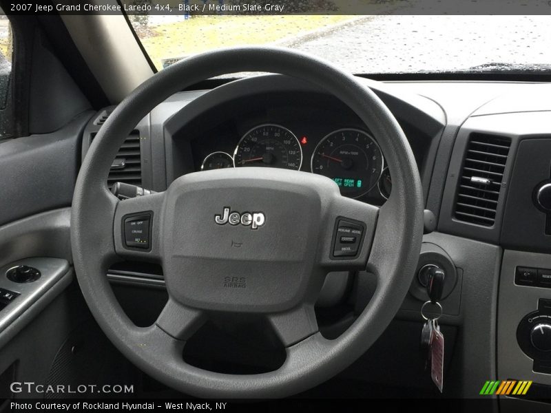Black / Medium Slate Gray 2007 Jeep Grand Cherokee Laredo 4x4