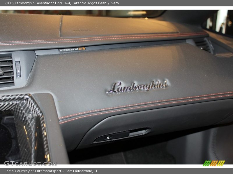 Dashboard of 2016 Aventador LP700-4