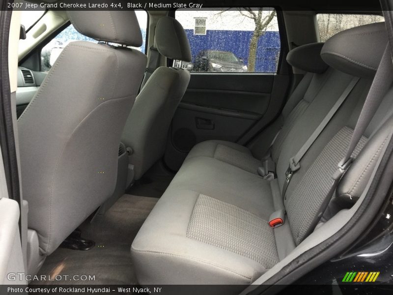 Black / Medium Slate Gray 2007 Jeep Grand Cherokee Laredo 4x4