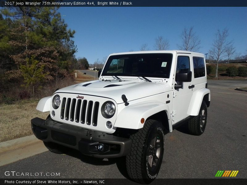 Bright White / Black 2017 Jeep Wrangler 75th Anniversary Edition 4x4