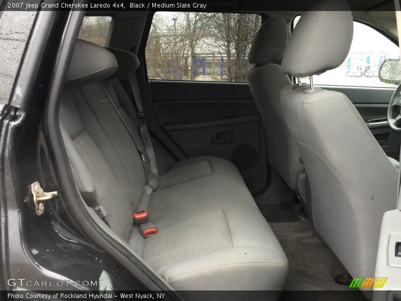 Black / Medium Slate Gray 2007 Jeep Grand Cherokee Laredo 4x4