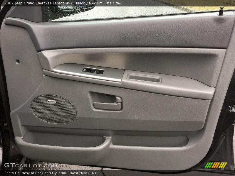 Black / Medium Slate Gray 2007 Jeep Grand Cherokee Laredo 4x4