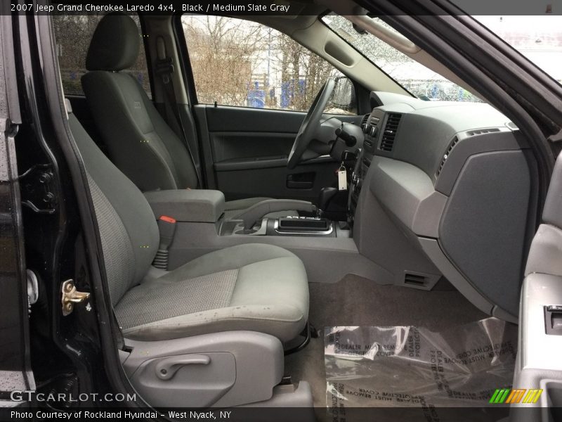 Black / Medium Slate Gray 2007 Jeep Grand Cherokee Laredo 4x4