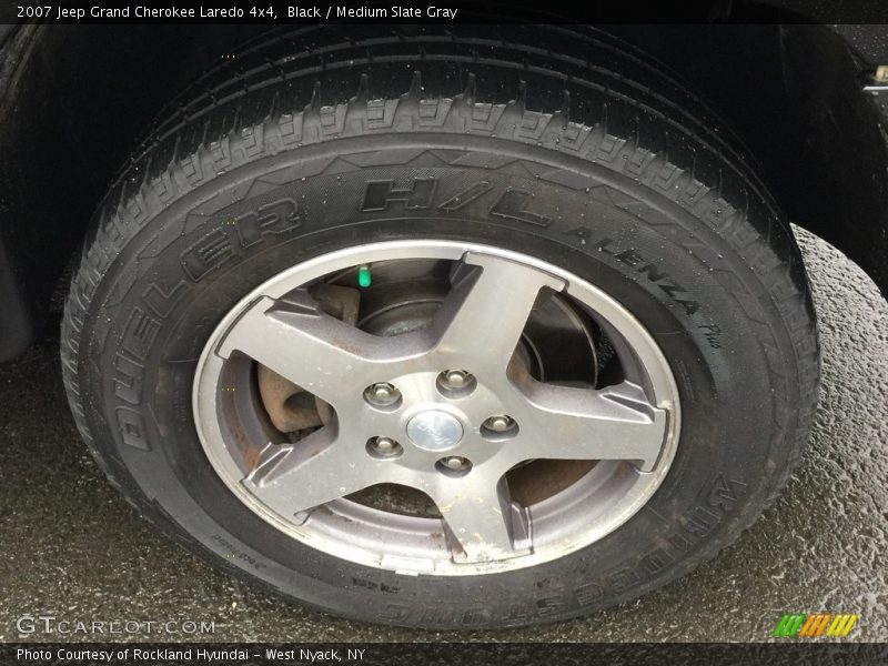 Black / Medium Slate Gray 2007 Jeep Grand Cherokee Laredo 4x4