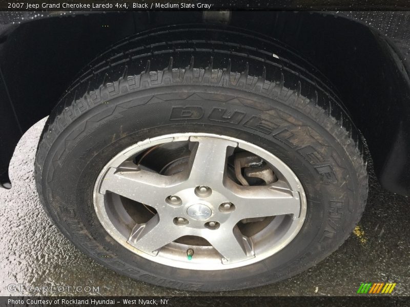 Black / Medium Slate Gray 2007 Jeep Grand Cherokee Laredo 4x4