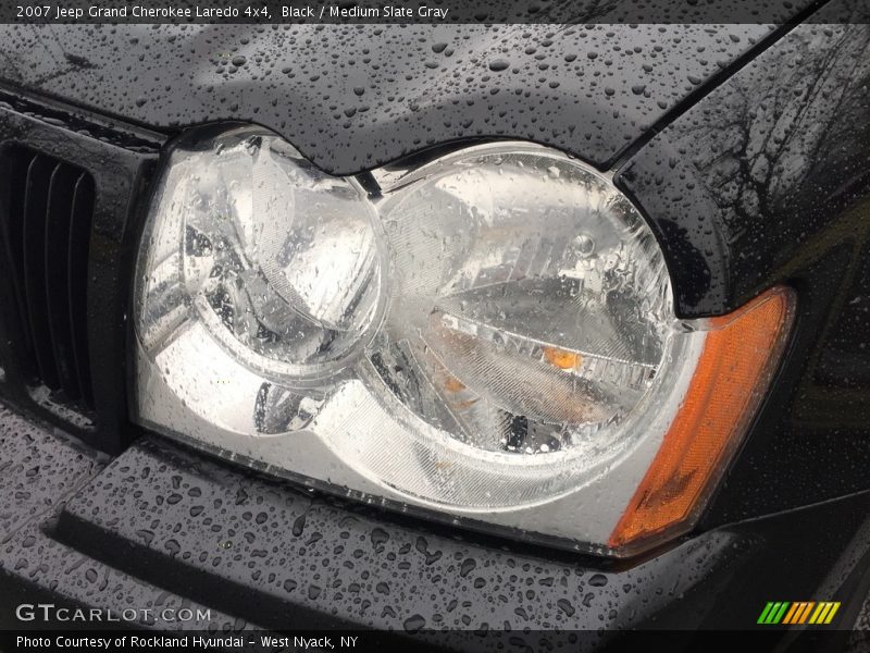 Black / Medium Slate Gray 2007 Jeep Grand Cherokee Laredo 4x4