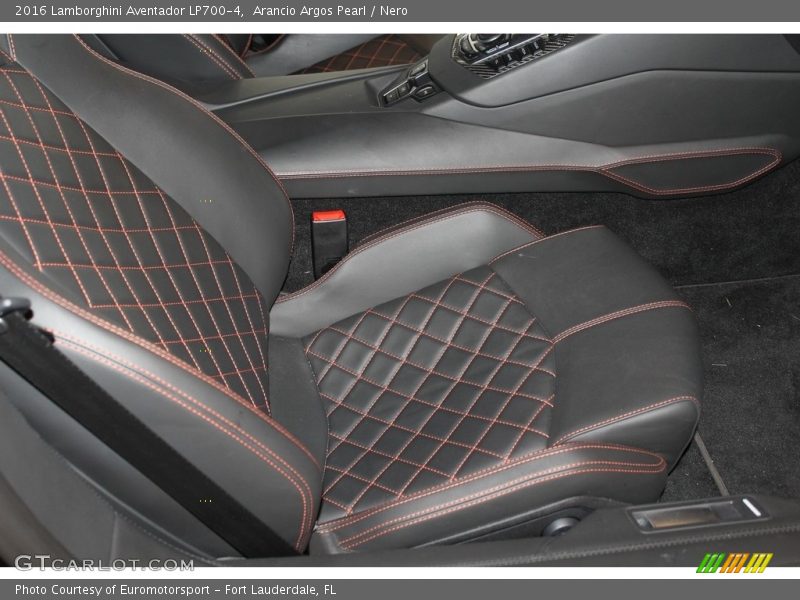 Front Seat of 2016 Aventador LP700-4