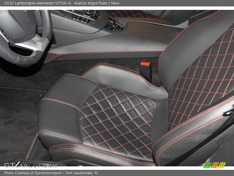 Front Seat of 2016 Aventador LP700-4