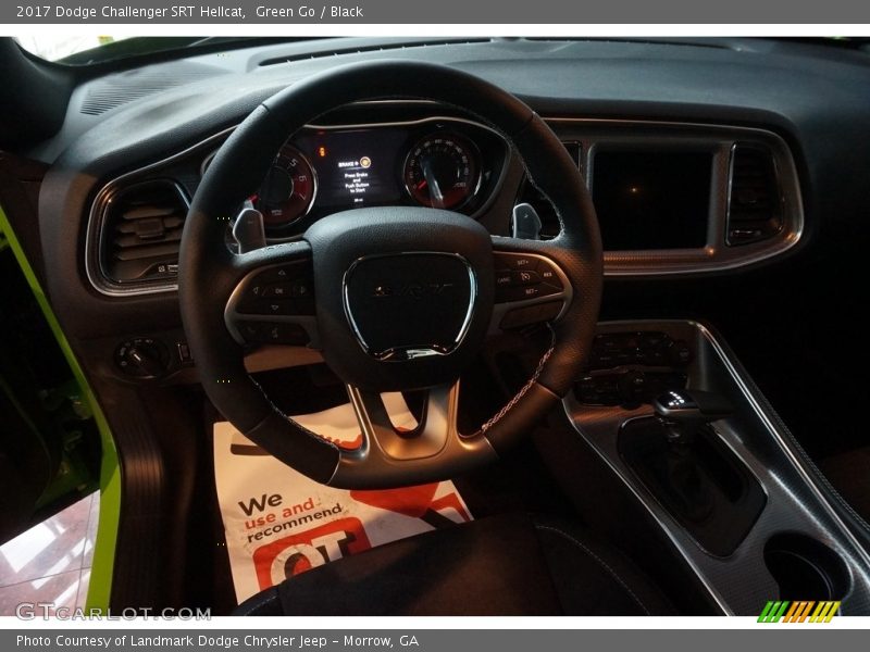 Green Go / Black 2017 Dodge Challenger SRT Hellcat