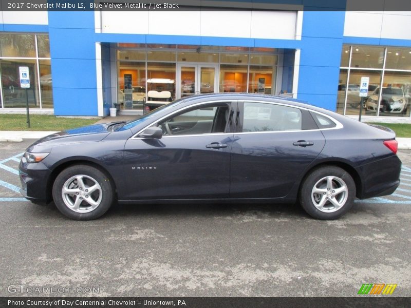 Blue Velvet Metallic / Jet Black 2017 Chevrolet Malibu LS