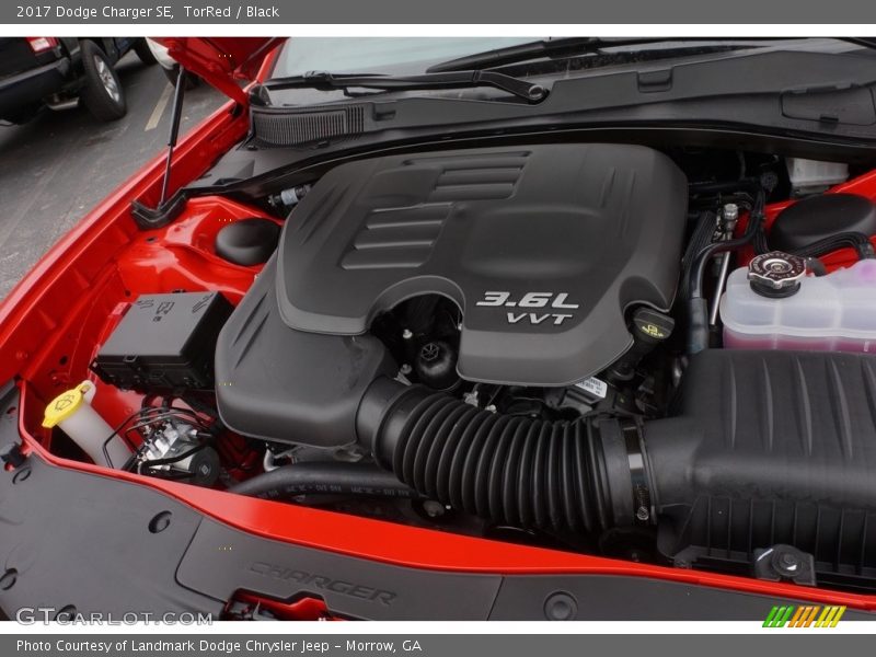 TorRed / Black 2017 Dodge Charger SE