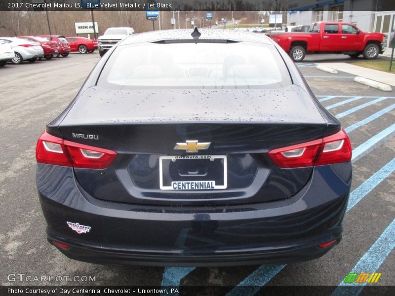 Blue Velvet Metallic / Jet Black 2017 Chevrolet Malibu LS