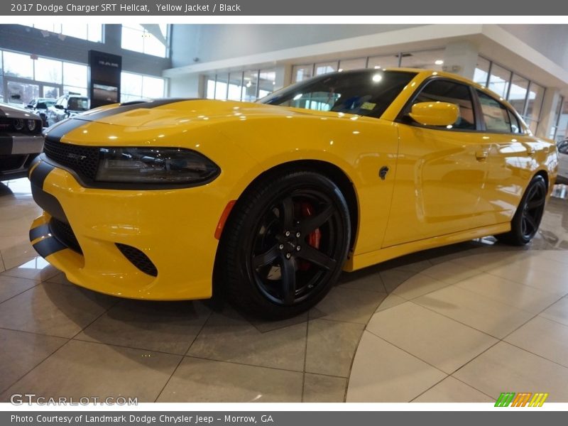 Yellow Jacket / Black 2017 Dodge Charger SRT Hellcat