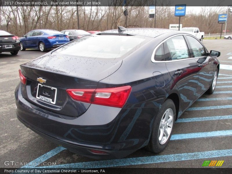 Blue Velvet Metallic / Jet Black 2017 Chevrolet Malibu LS