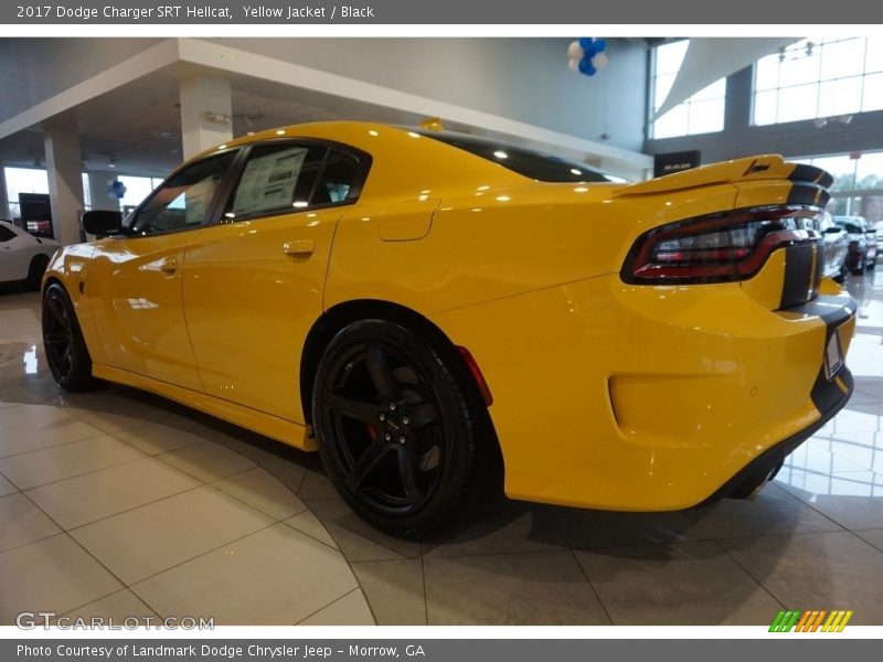 Yellow Jacket / Black 2017 Dodge Charger SRT Hellcat