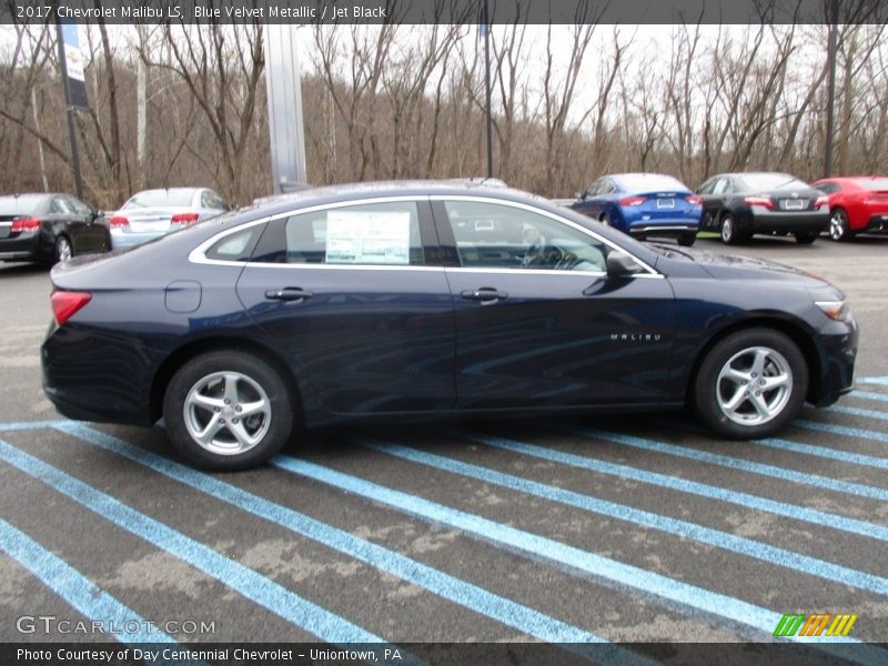 Blue Velvet Metallic / Jet Black 2017 Chevrolet Malibu LS