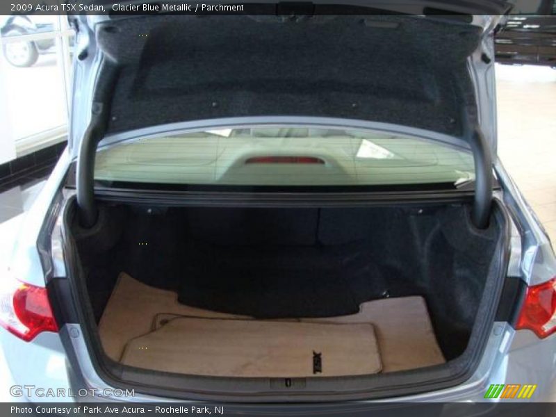 Glacier Blue Metallic / Parchment 2009 Acura TSX Sedan