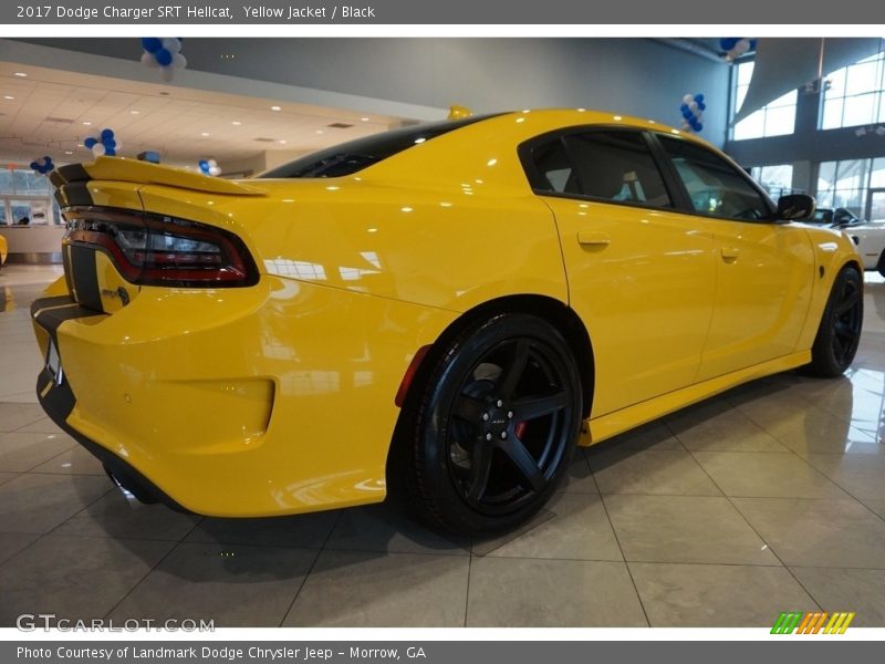 Yellow Jacket / Black 2017 Dodge Charger SRT Hellcat