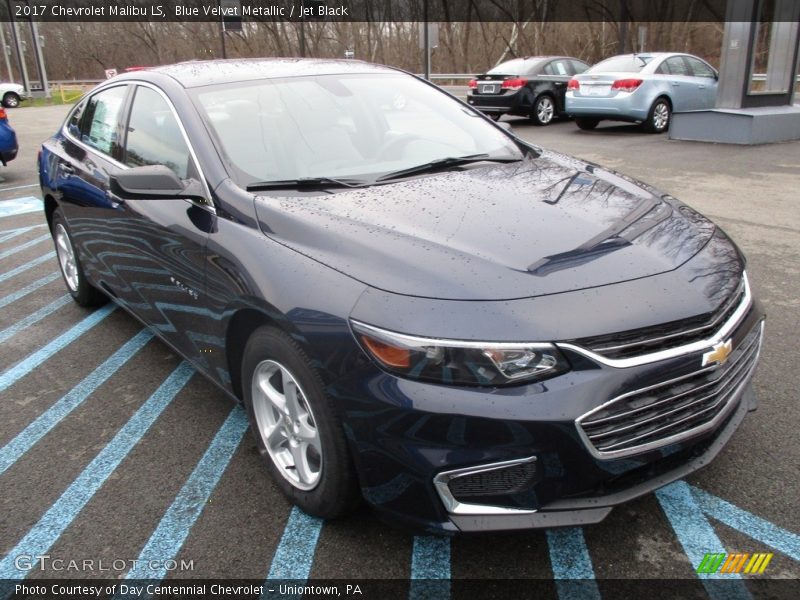 Blue Velvet Metallic / Jet Black 2017 Chevrolet Malibu LS