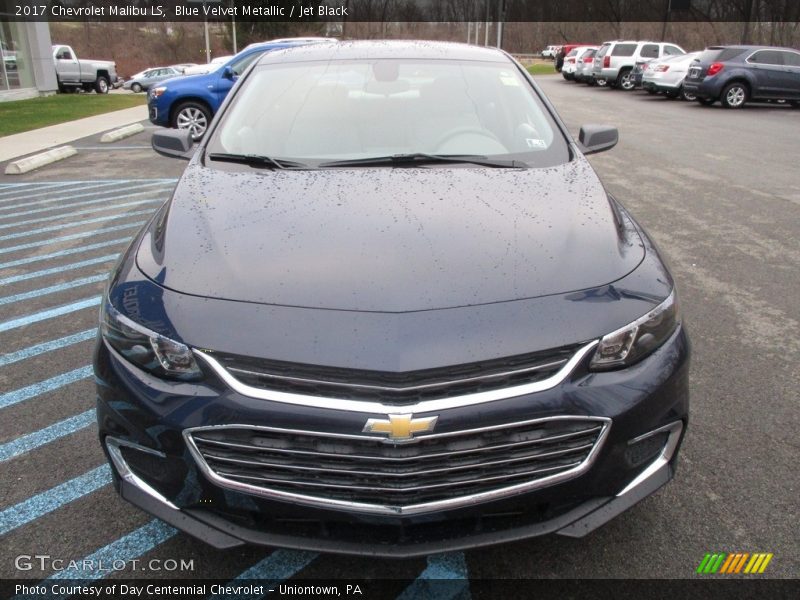 Blue Velvet Metallic / Jet Black 2017 Chevrolet Malibu LS
