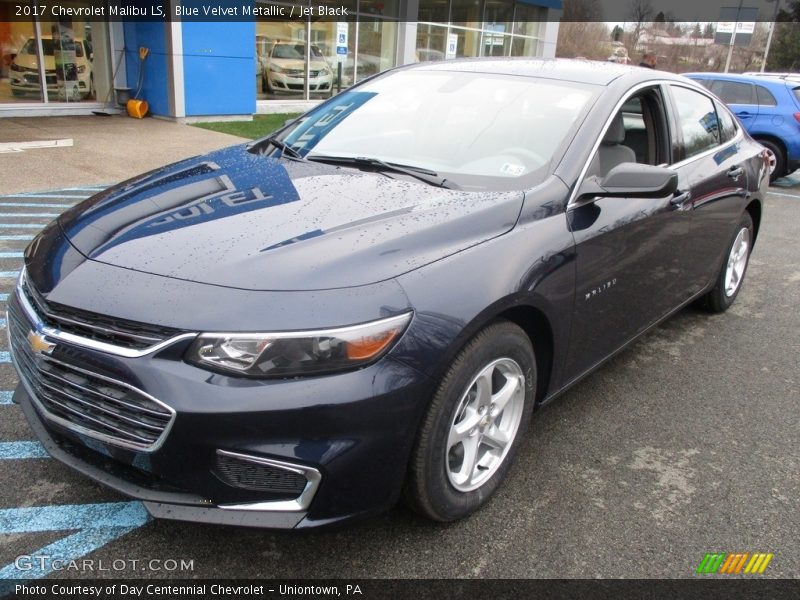 Blue Velvet Metallic / Jet Black 2017 Chevrolet Malibu LS