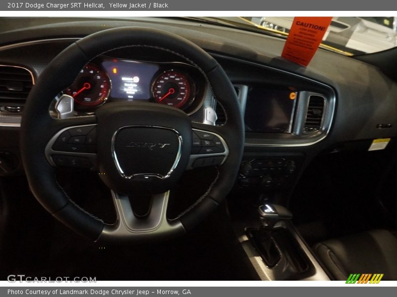 Yellow Jacket / Black 2017 Dodge Charger SRT Hellcat