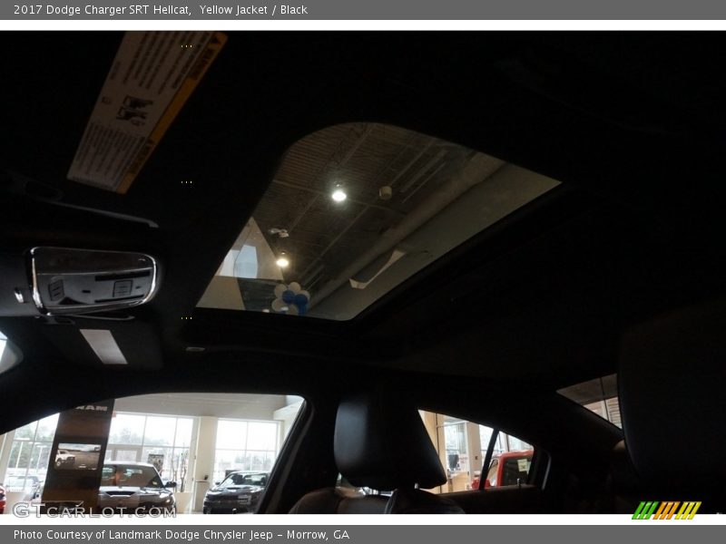 Yellow Jacket / Black 2017 Dodge Charger SRT Hellcat