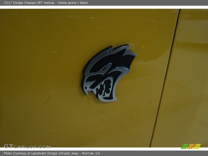 Yellow Jacket / Black 2017 Dodge Charger SRT Hellcat