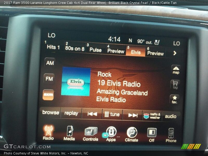 Brilliant Black Crystal Pearl / Black/Cattle Tan 2017 Ram 3500 Laramie Longhorn Crew Cab 4x4 Dual Rear Wheel