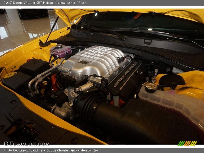 Yellow Jacket / Black 2017 Dodge Charger SRT Hellcat