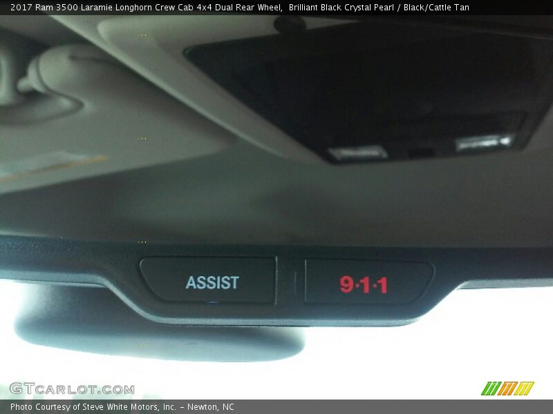 Brilliant Black Crystal Pearl / Black/Cattle Tan 2017 Ram 3500 Laramie Longhorn Crew Cab 4x4 Dual Rear Wheel