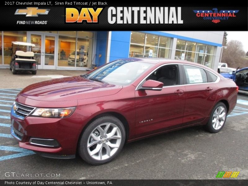 Siren Red Tintcoat / Jet Black 2017 Chevrolet Impala LT