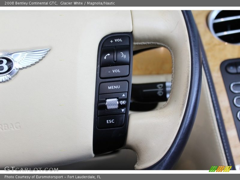 Glacier White / Magnolia/Nautic 2008 Bentley Continental GTC