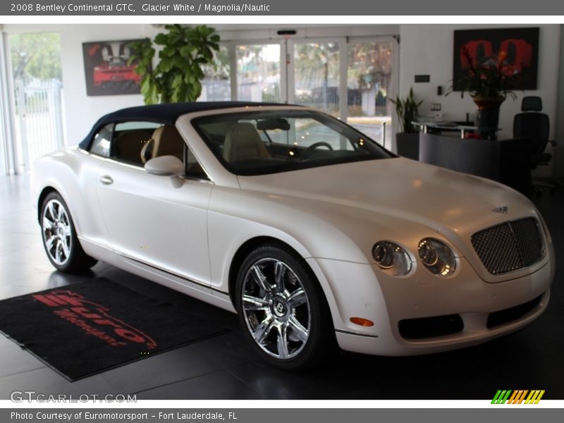 Glacier White / Magnolia/Nautic 2008 Bentley Continental GTC