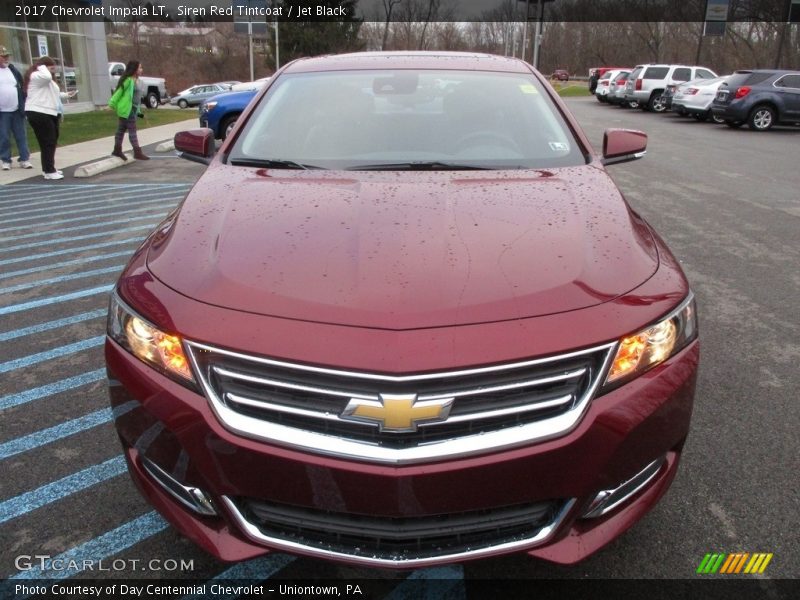 Siren Red Tintcoat / Jet Black 2017 Chevrolet Impala LT