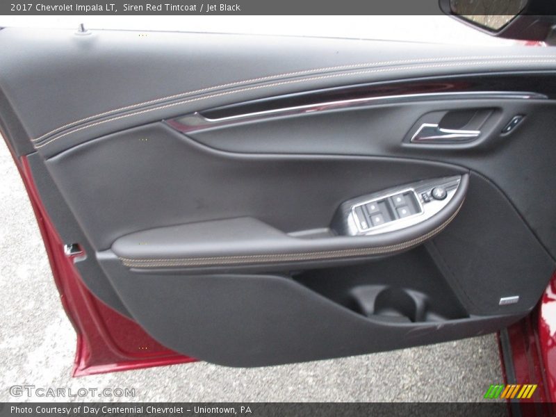 Siren Red Tintcoat / Jet Black 2017 Chevrolet Impala LT