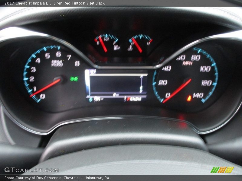 Siren Red Tintcoat / Jet Black 2017 Chevrolet Impala LT
