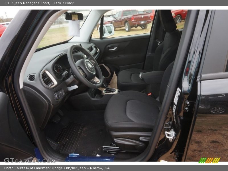 Black / Black 2017 Jeep Renegade Sport