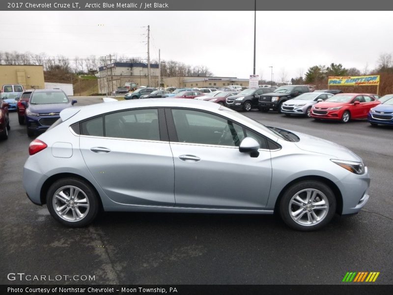 Arctic Blue Metallic / Jet Black 2017 Chevrolet Cruze LT