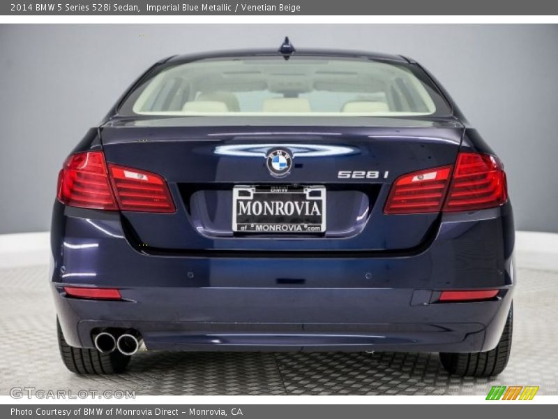 Imperial Blue Metallic / Venetian Beige 2014 BMW 5 Series 528i Sedan