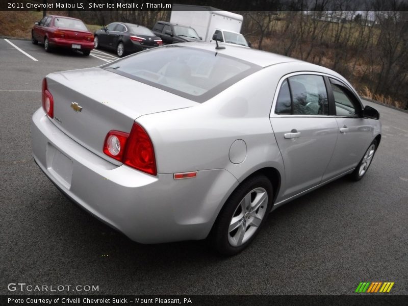 Silver Ice Metallic / Titanium 2011 Chevrolet Malibu LS