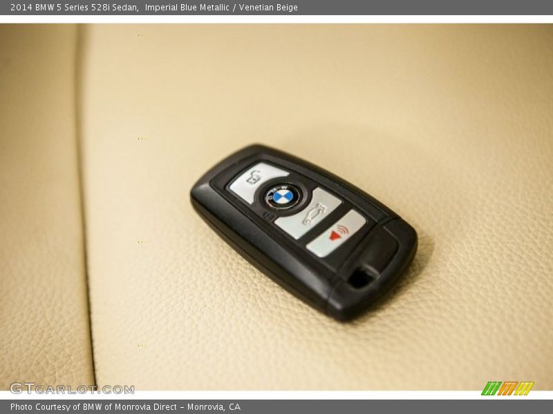 Imperial Blue Metallic / Venetian Beige 2014 BMW 5 Series 528i Sedan