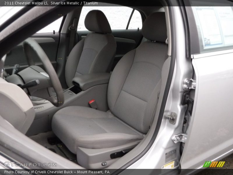 Silver Ice Metallic / Titanium 2011 Chevrolet Malibu LS