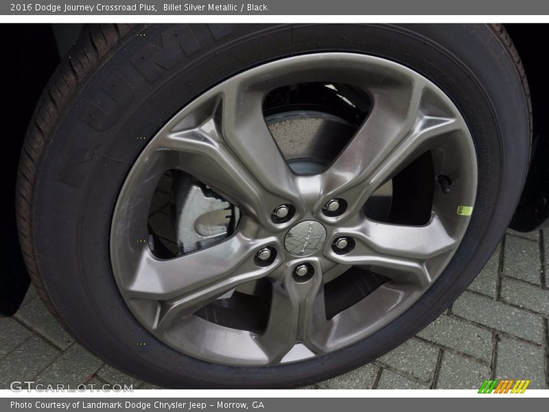 Billet Silver Metallic / Black 2016 Dodge Journey Crossroad Plus