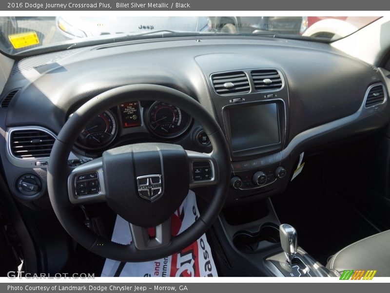 Billet Silver Metallic / Black 2016 Dodge Journey Crossroad Plus