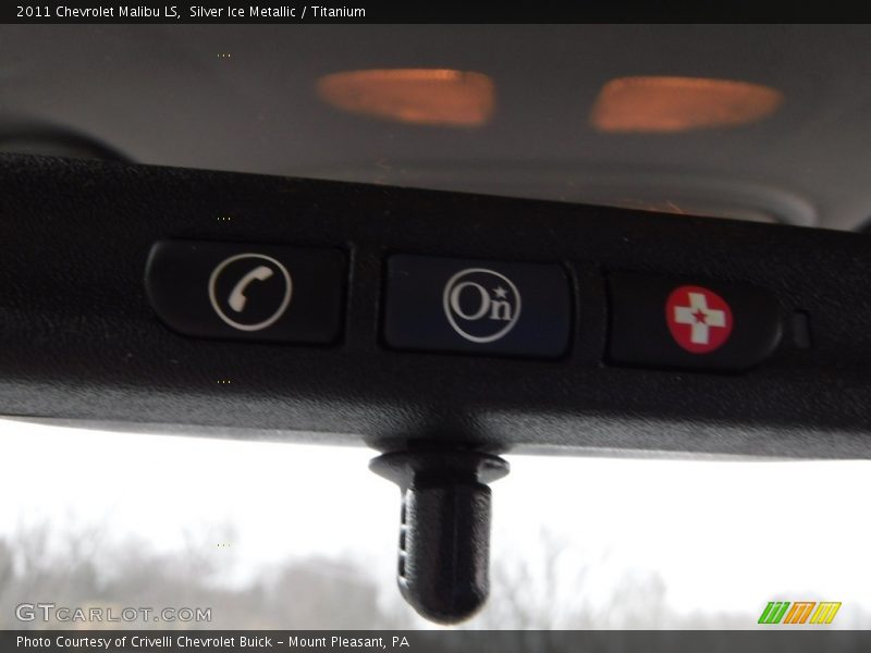 Silver Ice Metallic / Titanium 2011 Chevrolet Malibu LS