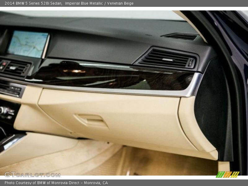 Imperial Blue Metallic / Venetian Beige 2014 BMW 5 Series 528i Sedan