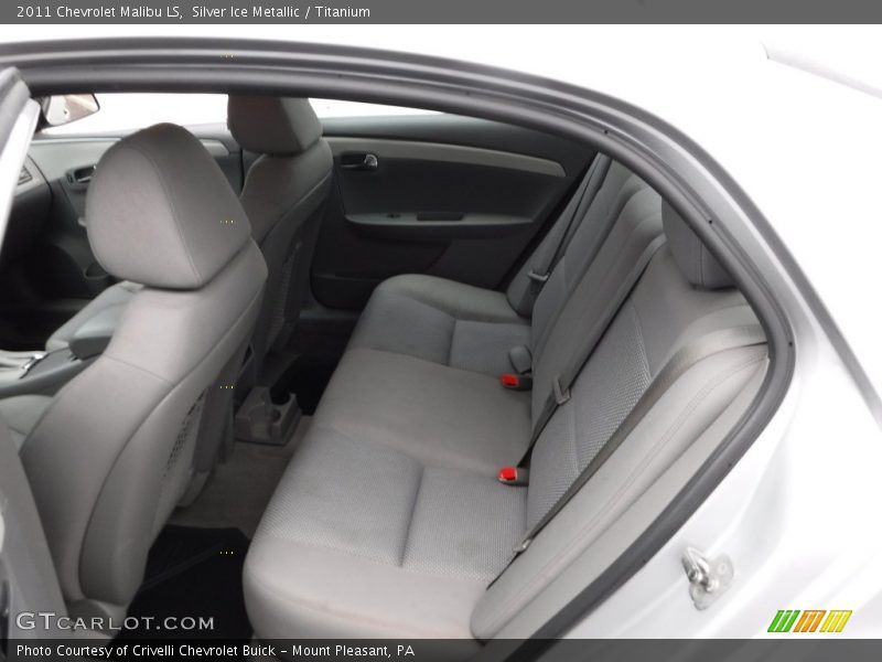 Silver Ice Metallic / Titanium 2011 Chevrolet Malibu LS