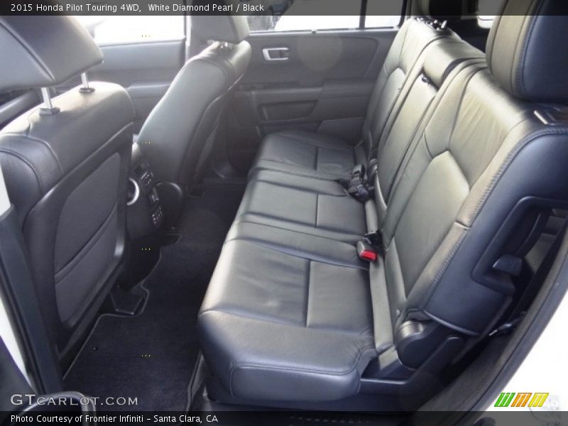 White Diamond Pearl / Black 2015 Honda Pilot Touring 4WD