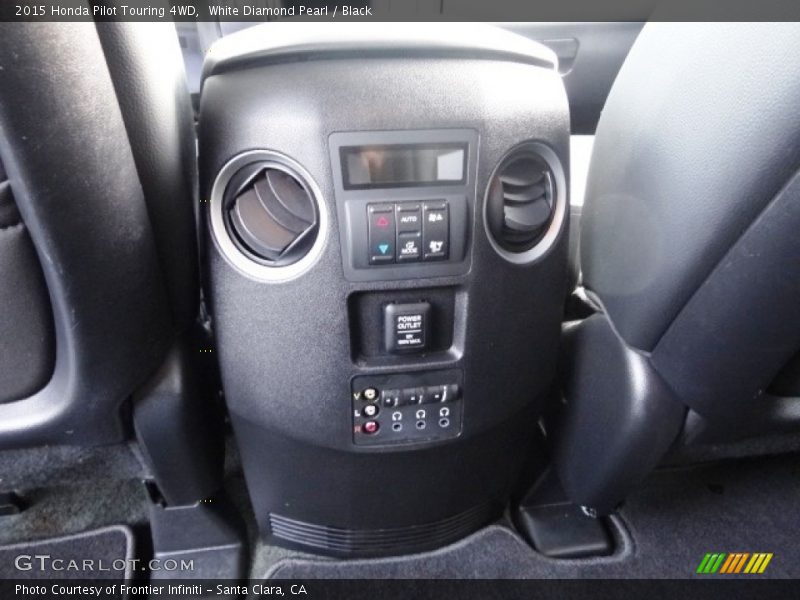 White Diamond Pearl / Black 2015 Honda Pilot Touring 4WD